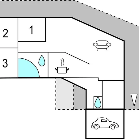 別荘 Nice Home In Oksbol With Sauna Oksbøl